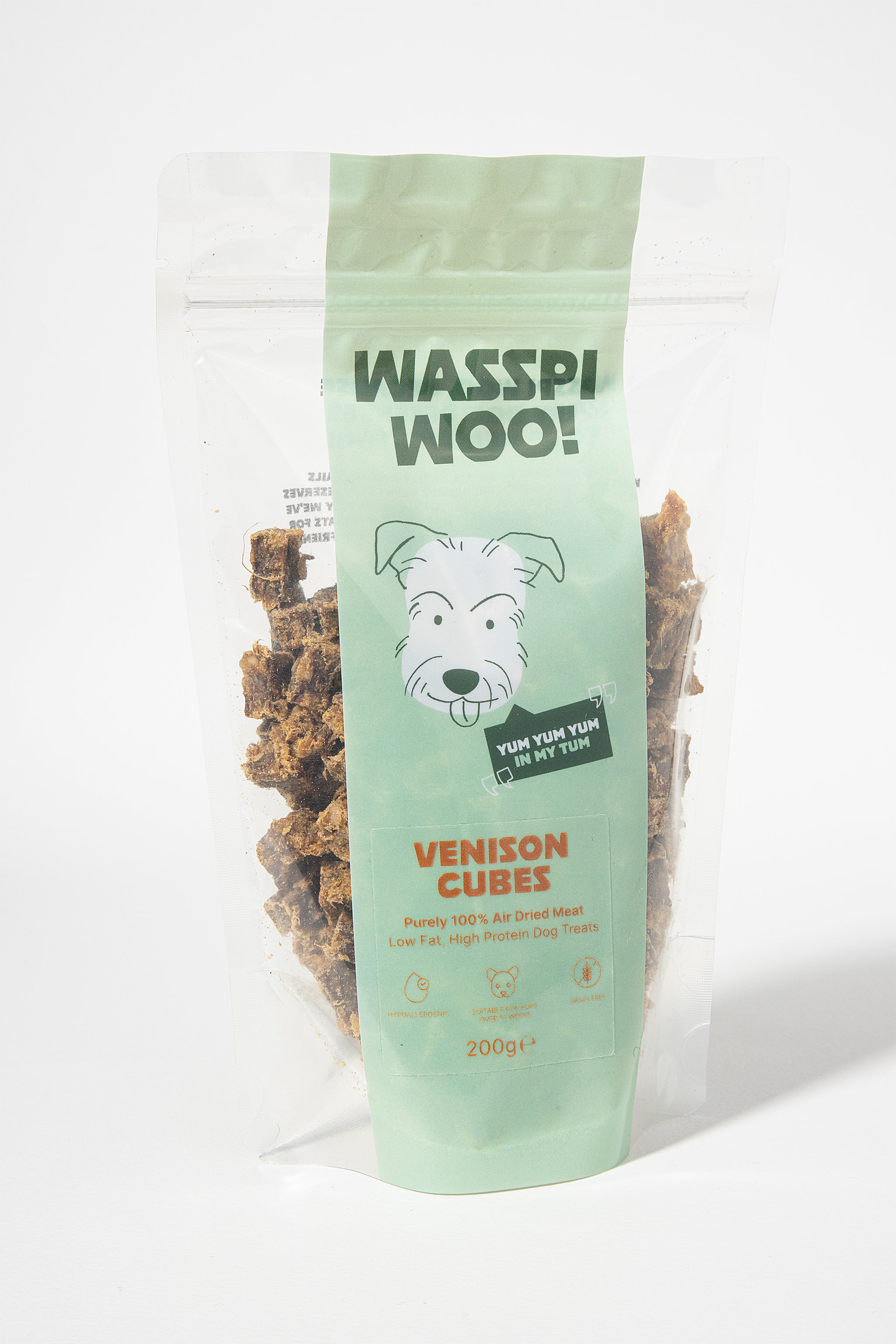 Venison Cubes Packet - Natural Dog Treats
