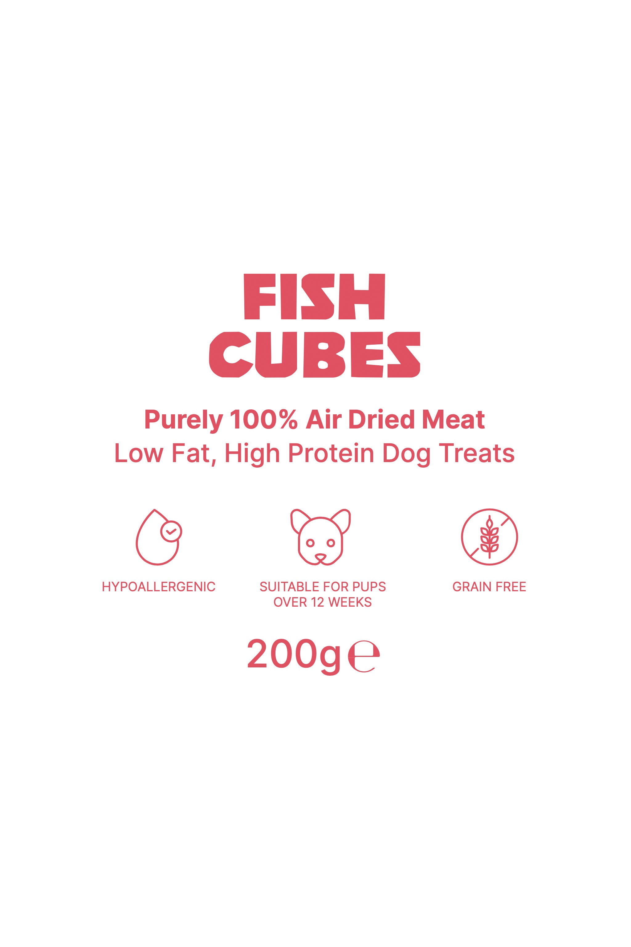 Fish Cubes Details - Natural Dog Treat