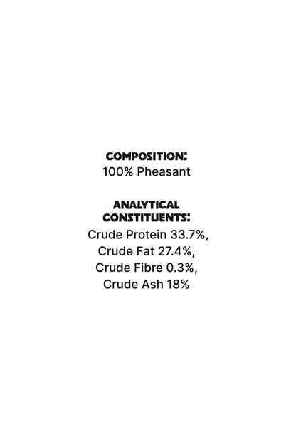 Pheasant Cubes Composition
