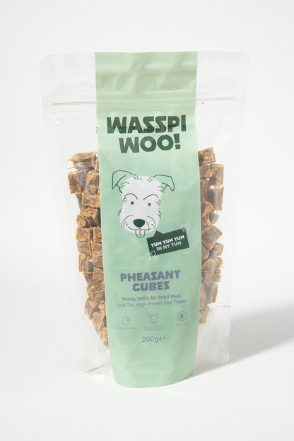 Pheasant Cubes Packet - Natural Dog Treats