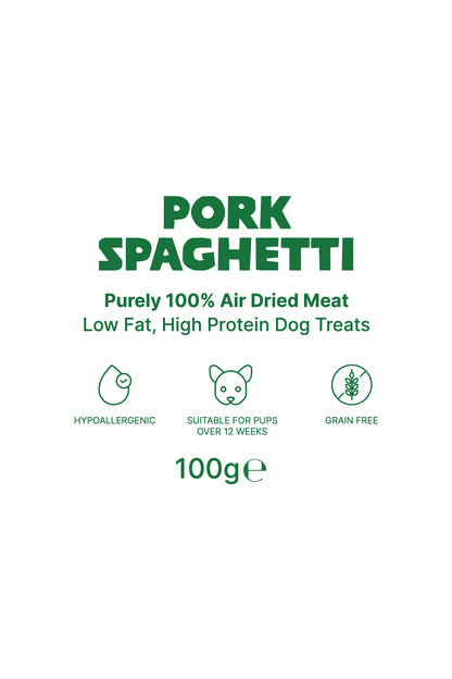 Pork Spaghetti Details - Natural Dog Treat
