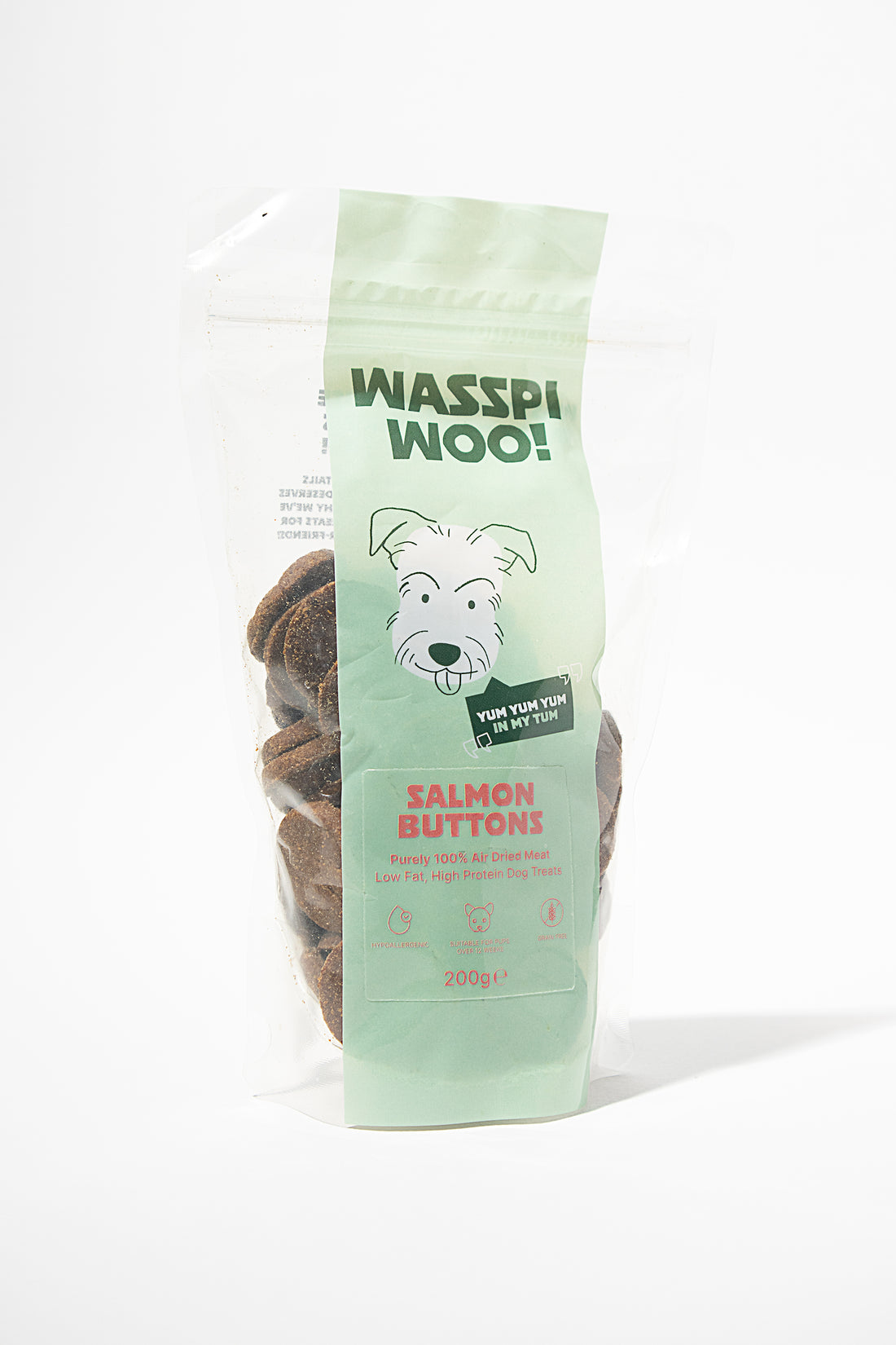 Salmon Buttons Packet - Natural Dog Treats