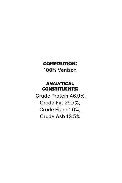 Venison Cubes Composition