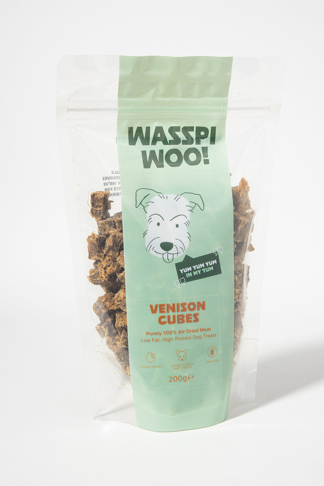 Venison Cubes Packet - Natural Dog Treats